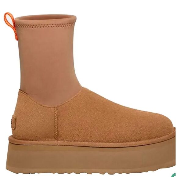 UGG Classic Dipper Platform Boot - Women's, Chestnut, size 10, NWOT - Picture 1 of 15